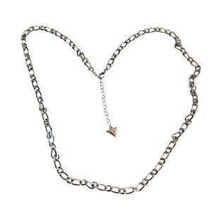 Guess silver tone necklace signed